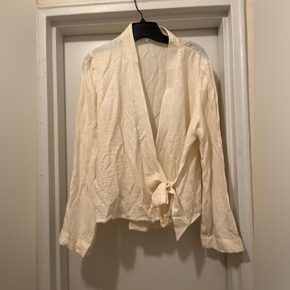 Wrap around blouse